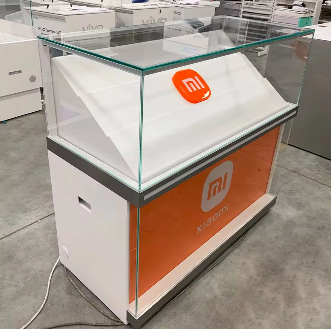 Factory Price Glass Display Closed Counter Mobile Phone Display Cabinet Mobile Phone Accessories Cabinet