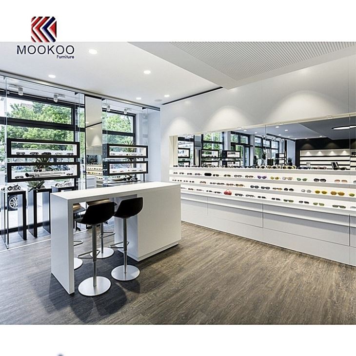 Shop Interior Decoration Optical Modern Showcase Design