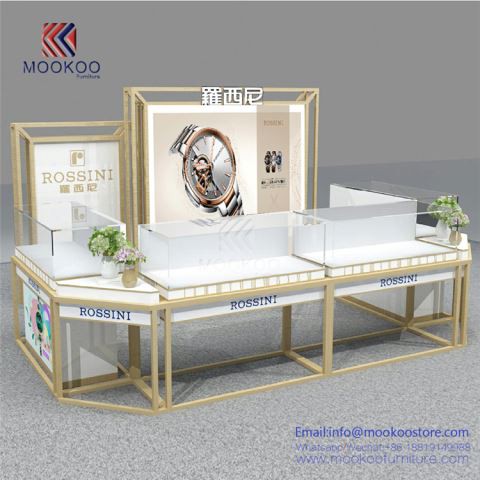 ঘড়িগুলি কিওস্ক ডিজাইনের প্রদর্শন করে