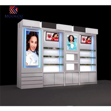কসমেটিক শপ ডিসপ্লে শোরুম ডিজাইন